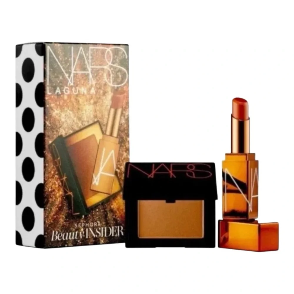 NIB NARS Laguna Bronzer and Lipstick Duo
